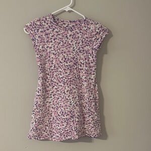 Lands' End Kids Dress in Pink and Purple Floral